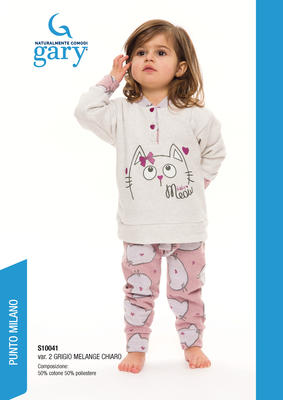 PIGIAMA NEONATA M/L S10041 Tellini S.r.l. Ingrosso Abbigliamento